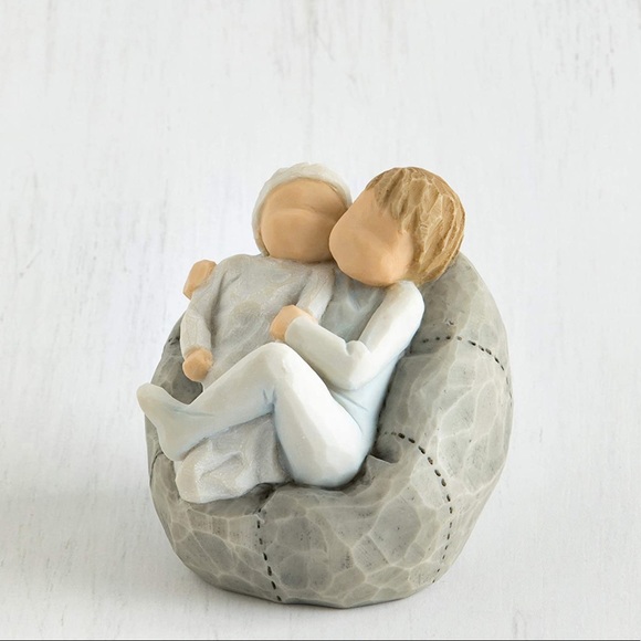 Willow Tree My New Baby Sky Figurine w Big Brother